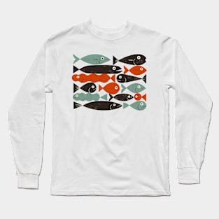 Fish Shapes Long Sleeve T-Shirt